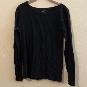 J. Crew Charcoal Long Sleeve Tee